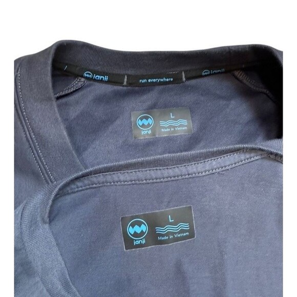 Janji Top Lot Circuit Knit Sweatshirt Summit Run T shirt Men's Size Large Hiking - Picture 3 of 11
